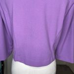 Maya Brooke Women's Lavender Cropped 3/4 Sleeve Open Front Blazer Size 14 Purple Photo 3