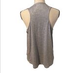 Rae Dunn Grey Polyester Size Medium Rainbow Love Is Love Tank Top. Photo 2