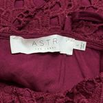 ASTR The Label Fuscia Lace Crochet Midi Lined Dress Wedding Guest Feminine L Red Size undefined Photo 7