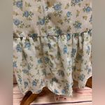 Vintage Floral High Neck Crochet Long Sleeve Prairie Dress Photo 8