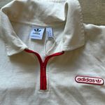 Adidas  Originals Half Zip Crop Polo Photo 5