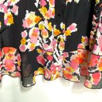 Dyvna Print Silk Shirtdress in Pink Floral Bouquet with Braided Belt 10 Photo 3
