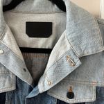 Proenza Schouler B59 Proenza Sschouler Colorblock Denim Jacket Size Small Color Blue Photo 6