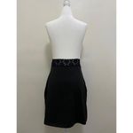 MANCYFIT Slip Underskirt with Slit in Black (SMALL) Photo 3