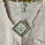 NWT “ Of the Moment” size L chenille flowers tradwife nightgown. Pink Size L Photo 4