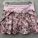 Lululemon Play Off The Pleats Skirt Skort Blossom Spritz Athletic Tennis Women 4 Photo 0