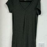 prAna  Forest Green Short Sleeve Ruched Tee Shirt Active Wear Dress Womens M Photo 0
