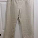 Escada Sport Kate Cream Beige Wide Leg Cropped Trouser Pants Size 44 (12/14 US) Photo 0