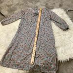 American Vintage Lady Mendal Cottage Core Floral Night Dress Sheer Thin Floral Vintage Large Photo 2