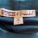 Gypsies & Moondust  green velour‎ (feel) top small Photo 2