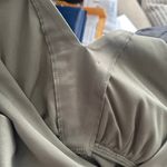 BHLDN x Sachin & Babi Harper Satin Charmeuse Sage Green Midi Dress Photo 9