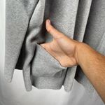 Magaschoni  Open‎ Cotton Wool Blend Cardigan in Grey Size Large Photo 3