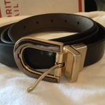 Nine West New  XL Brown Leather Belt Interesting Photo 0