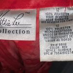 1990's Y2k Red Floral High Waist Maxi Skirt Size 12 Photo 1