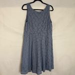 Lane Bryant Cornflower Blue Lace Dress W/ Belt Plus Size 16 Coquette Photo 4