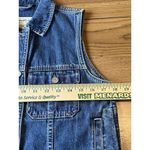 Eddie Bauer VTG‎  Denim Vest Womens Size XS Button Sleeveless Pockets 90s Photo 2