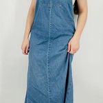 vintage coastal cowgirl cottagecore denim pullover dress minimalist size S Photo 0