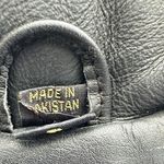 Hudson Genuine Black biker Leather Vintage women's jacket Small Bikercore Photo 12