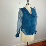 Anthropologie En Saison Sheer-Sleeve Shirt Photo 2