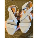 Serra  Ladies Espadrille blue wedges NWT/Box Sz 8 Photo 1