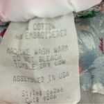 Vintage Allison Rose By Dragon Fly Cabbage Rose Lace Eyelet Romper size medium Pink Photo 6