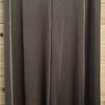 Chicos Travelers 1/Medium Brown Anti Wrinkle Pull On Lettuce Hem Wide Leg Pants Photo 2