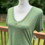 Alternative Green v neck tee Photo 1