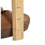 Restricted Y2k Lace Up Platform Wedges Women's Size 7.5 Leather Academic Prep Brown Photo 9