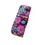 Vera Bradley  Floral Flutterby Purple Hot Iron Travel Holder Case Photo 3