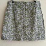 American Eagle Outfitters Stretch Floral Mini Skirt, Purple and Green, Size 4 Photo 11