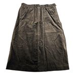 American Vintage Vintage Y2K 90s Velvet Black Midi Modest Skirt Whimsigoth A-Line Grunge 14 Photo 1