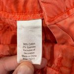 Sonoma Chino Flat Front Shorts Womens Size 8 Light Orange Summer Casual Vacation Photo 4