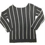 Banana Republic Sweater! Dark gray pin striped sweater size Large! Photo 2