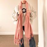 Sonoma Pink Long Soft Scarf Photo 3