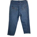 Charter Club  Classic Fit Capri Jeans 10 Blue Mid Rise Button Zip 5 Pocket Photo 2