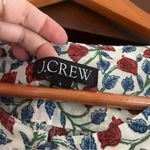 J.Crew Shirred Popover Top Rosewood Floral 100% Cotton Blouse NWT Flaw* Size L Photo 3