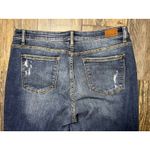 Judy Blue Jeans Slim Fit Distressed Medium Wash Size 15/32 Ankle Crop Mid Rise Photo 10