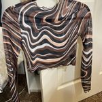 Mesh Lace Long Sleeve Top Multiple Size XS Photo 0