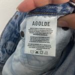 AGOLDE  Pinch Waist High Rise Kick distressed size 27 light wash Photo 8