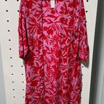 Loft NWT Tropic Duster Red and Pink Size XS/S Photo 3