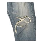 BLANK NYC  The Baxter Ribcage Straight Leg Distressed Light Wash Denim Jea… Photo 3