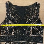 Sue Wong Nocturne Black Lace Beaded Evening Cocktail Dress Size 2 Photo 4