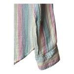Rails Shirt Women XS White Iris Stripe Cotton Ellis Button Up Blouse Preppy Photo 5
