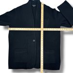 J.Crew Alpaca Wool Blend Cocoon Blazer Cardigan Sweater Black Large Photo 12