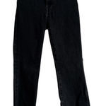 frame denim Women's Le Crop mini Boot Black Jeans EUC Photo 0