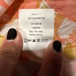 Abel the label  Anthropologie Rumi Maxi Dress, Yellow Orange, Sexy Back sz M Photo 7