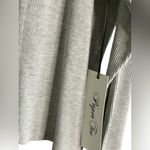 Paper + Tee Paper Tee Light Gray Ribbed Top Photo 5