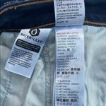 Levi's LEVI’S Ribcage Straight Ankle Jeans Button Fly High Rise Dark Distressed Size 30 Photo 9