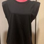 Sans Souci Sleeveless Shoulder Pads Top Photo 1