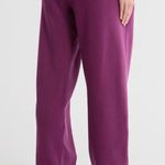 NWT FP Movement Final Call Fleece Straight Leg Sweatpants in Deep Mulberry Purple Size XS Photo 4